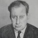 Sir Clement Freud 30 x 40cm 2010 pencil on paper