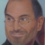 Steve Jobs 25 x 35cm 2011 oil on linen