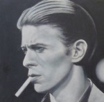 David Bowie 2 30 x 35cm 2016 oil on linen