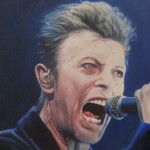 David Bowie 3 25 x 35cm 2016 oil on linen